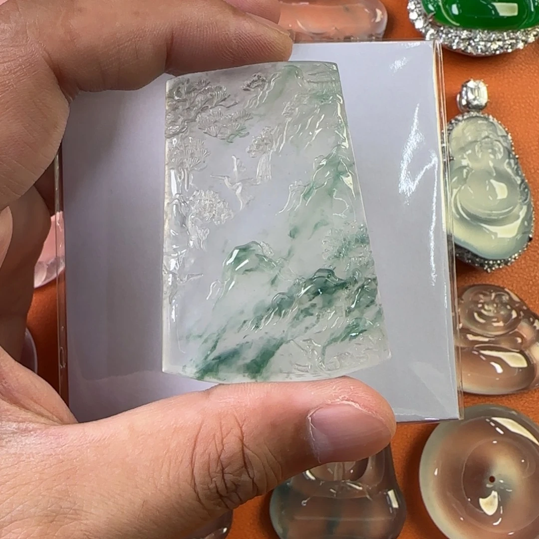 定制翡翠未镶嵌天然