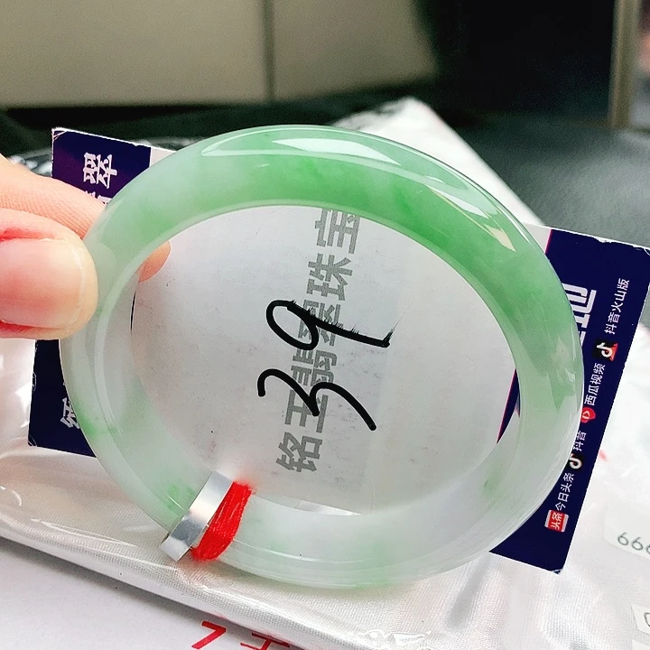 翡翠未镶嵌手镯缅甸天然a货翡翠手镯