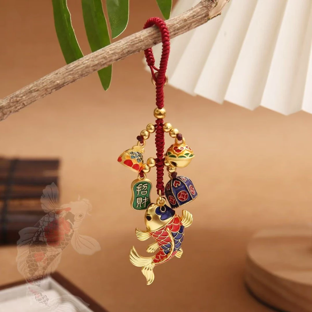 【龙措出品】上岸锦鲤钥匙扣