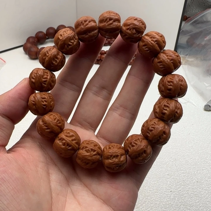 猴头核桃手串b5。粗筋八棱