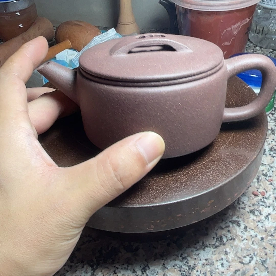 茶壶紫砂微瑕陈信梅天青汉瓦