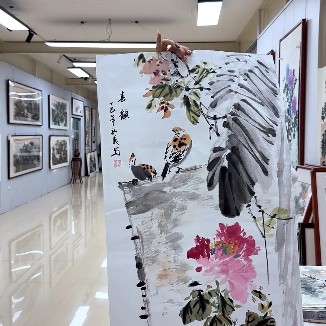 国画国画作品集一个由一位