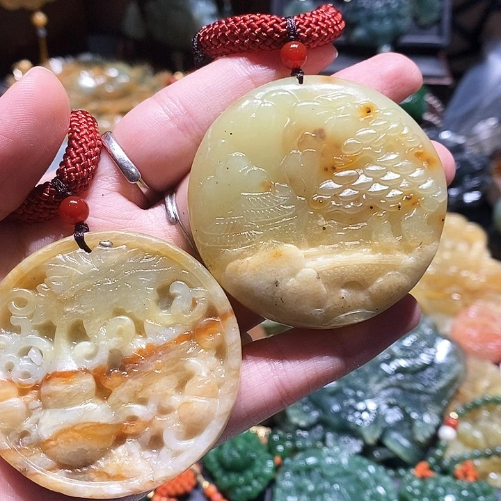 岫玉未镶嵌毛衣链