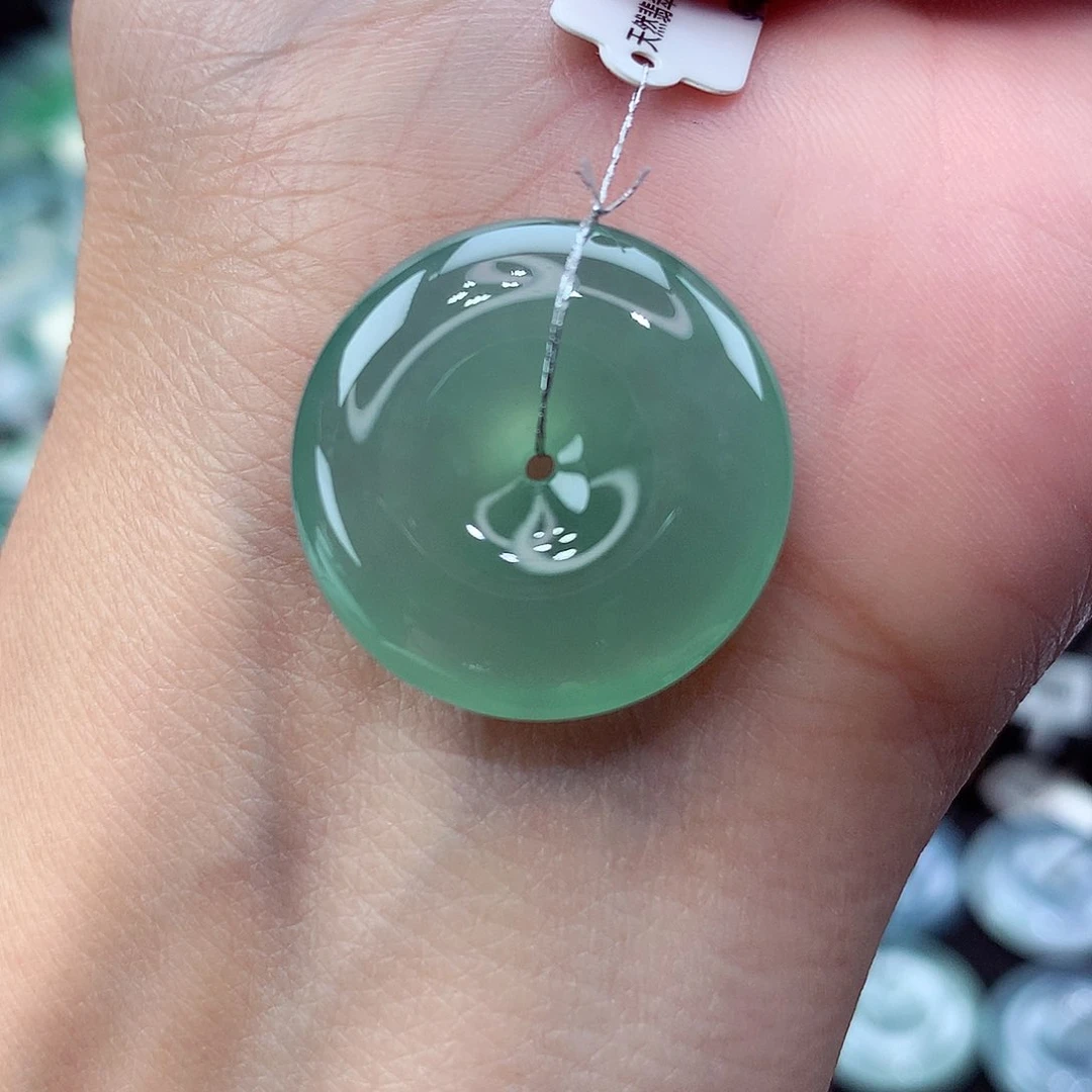 颈饰未镶嵌翡翠编号39尺寸22.7-6.1