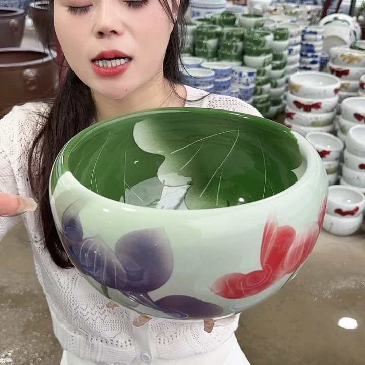 瓷片口径23厘米 高度13厘米