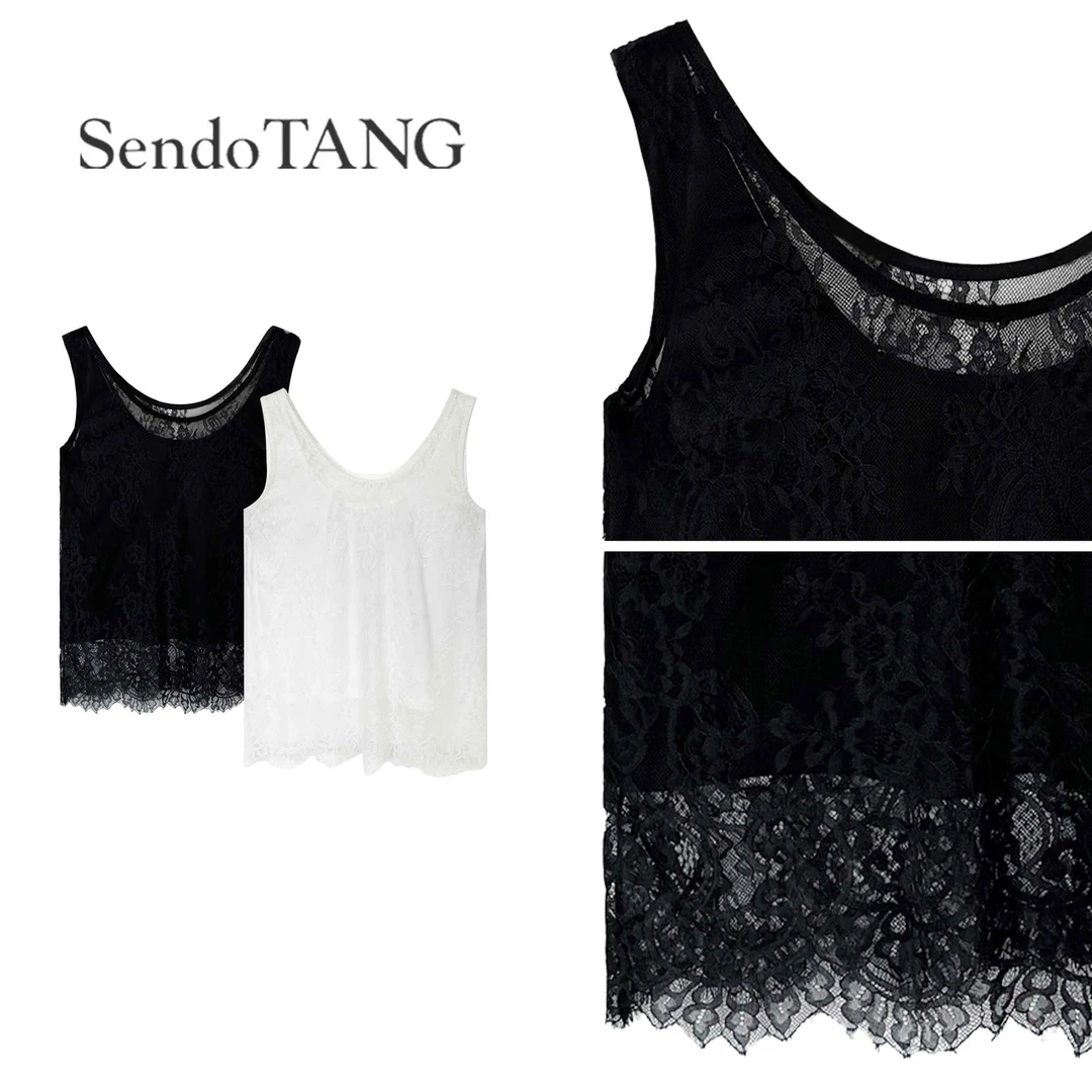 双层遮肉【水袖舞】胖多女装春款新款时尚洋气高级感气质百搭背心