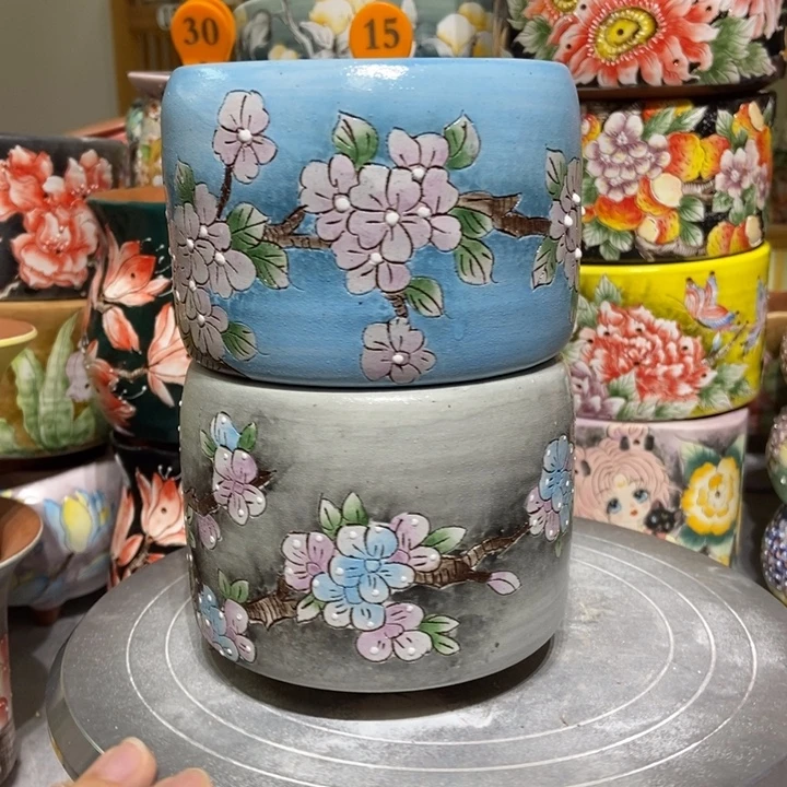 景德镇艺术手绘作品