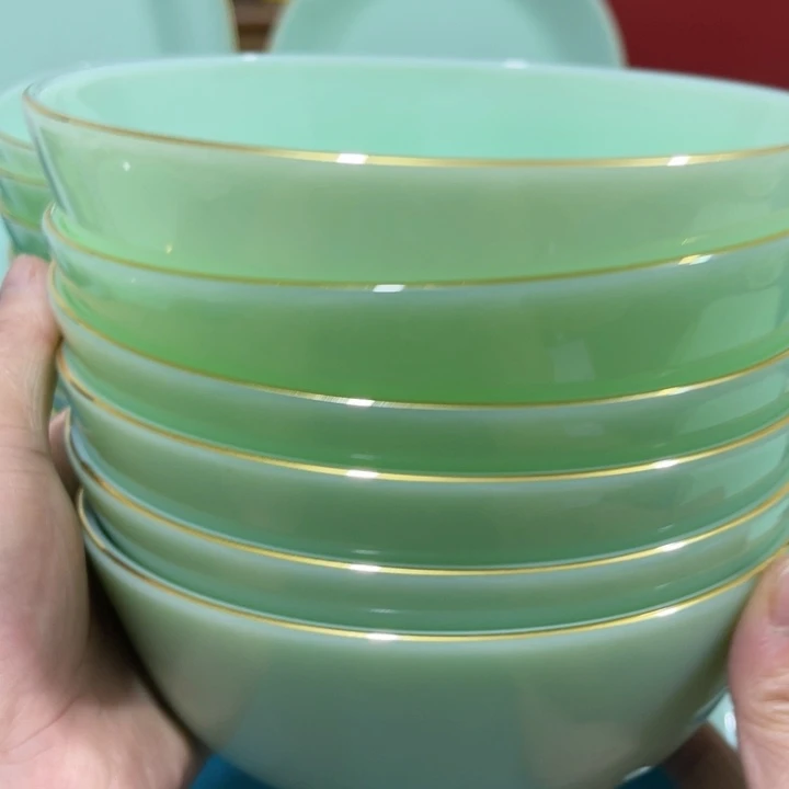 景德镇高端玉瓷6.5寸6个