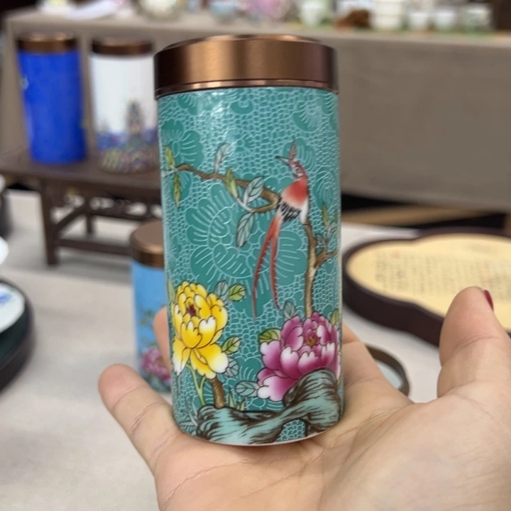 瓷片茶叶罐茶叶罐