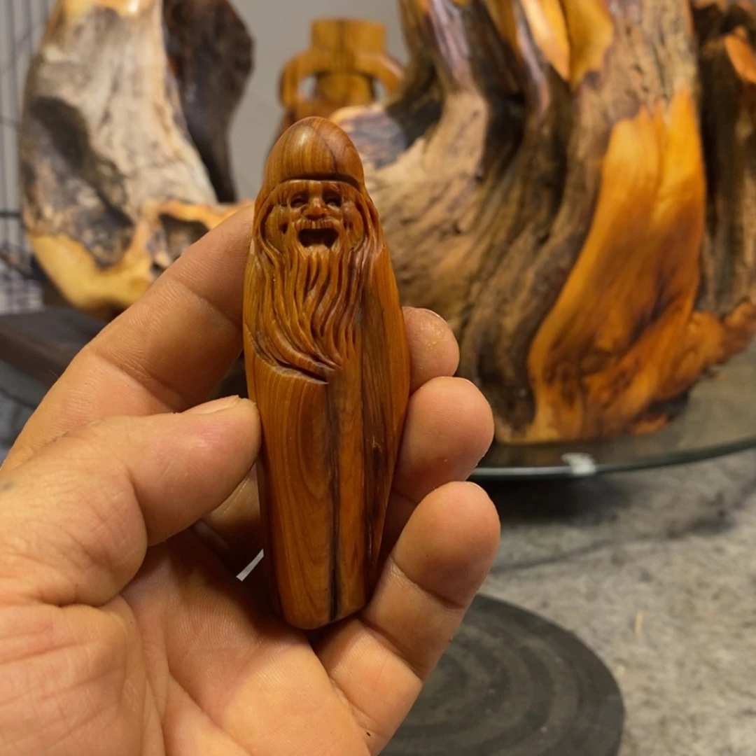 【闪购商品】柏木(崖柏)根雕木雕工艺品摆件家居手把件
