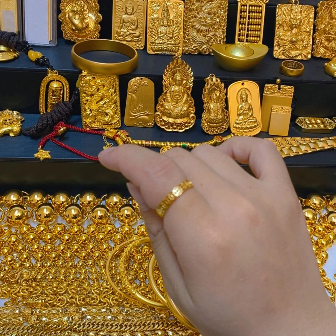 合金无合金戒指铜钱戒指