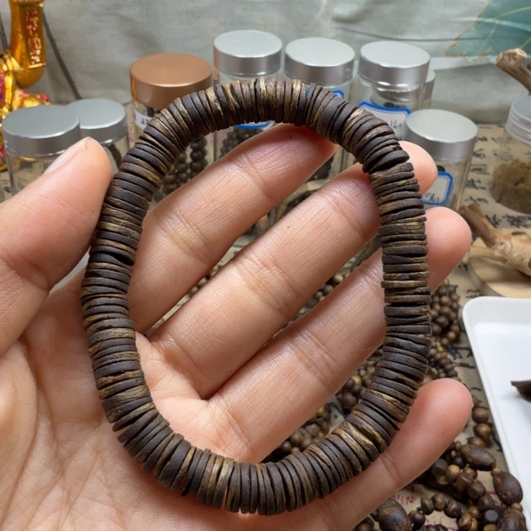 沉香碎屑沉香沉水片片珠卡8