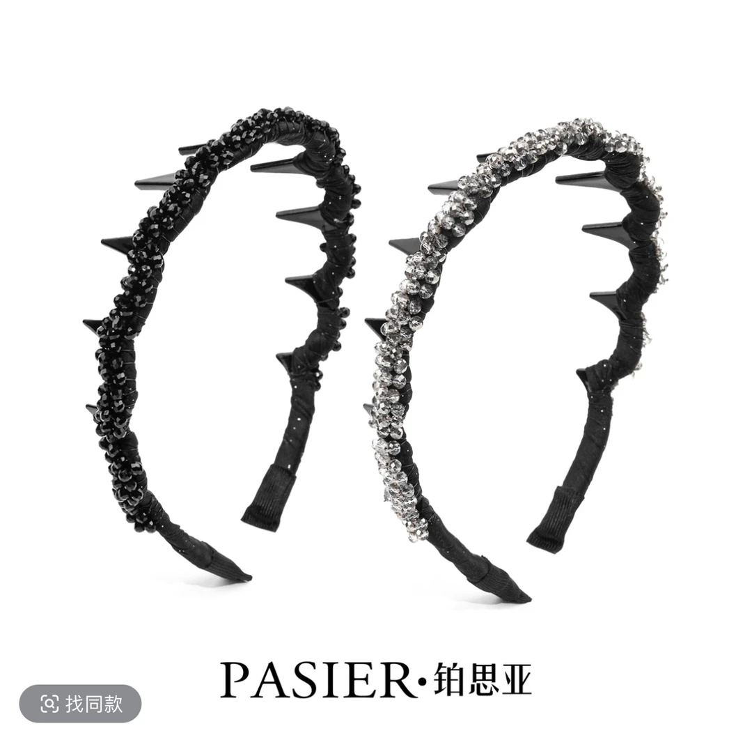 【路易斯发箍】巴黎王妃  轻奢气质小香风手工串珠发箍FB1170