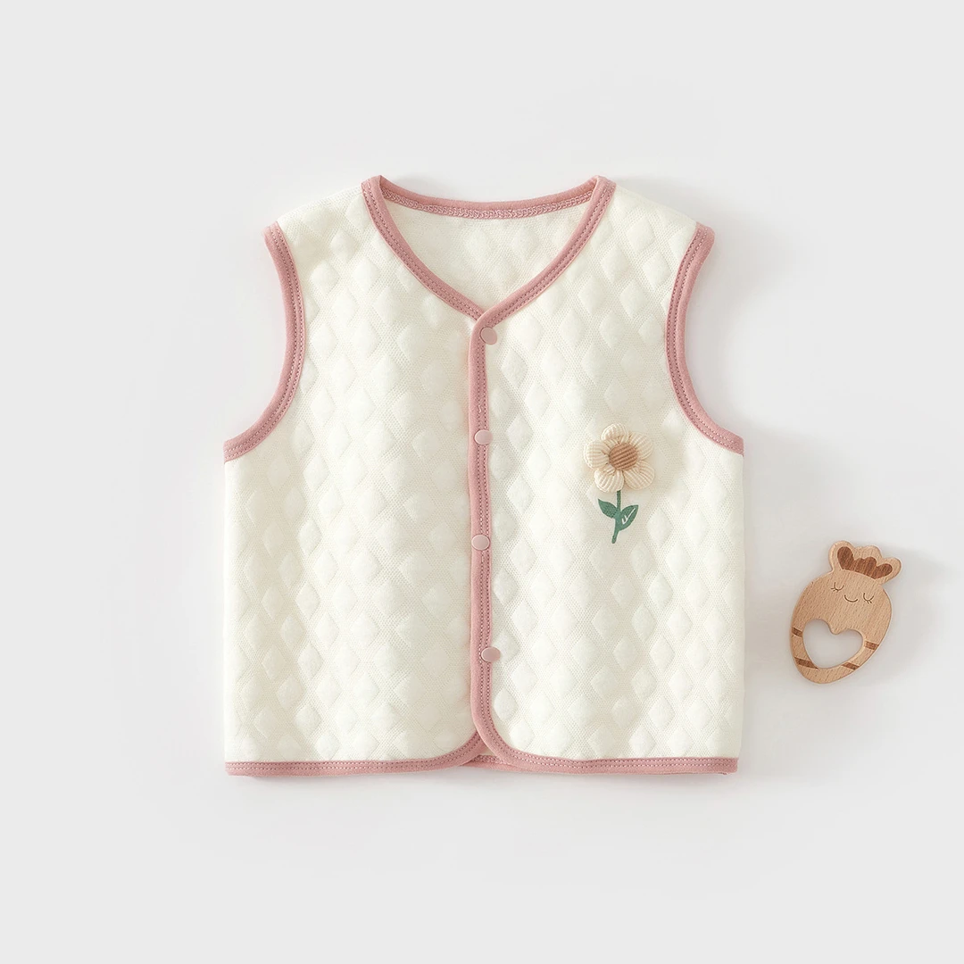 保暖婴儿马甲a类外穿秋冬女宝宝护肚背心a类新生儿无袖小外套