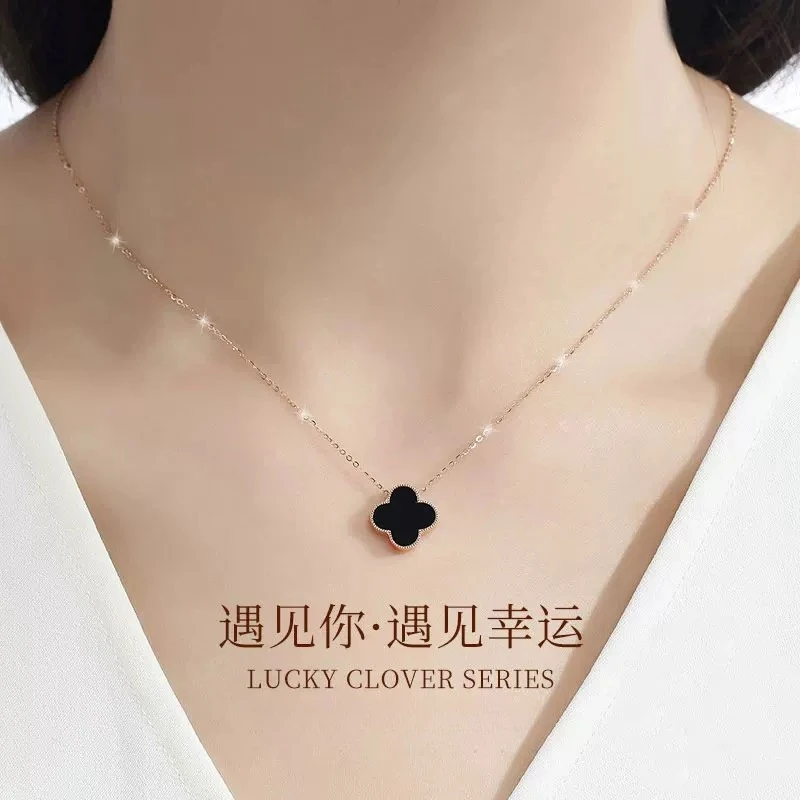 合金项链 项链四叶草项链ins时尚项链百搭项链轻奢项链气质简约