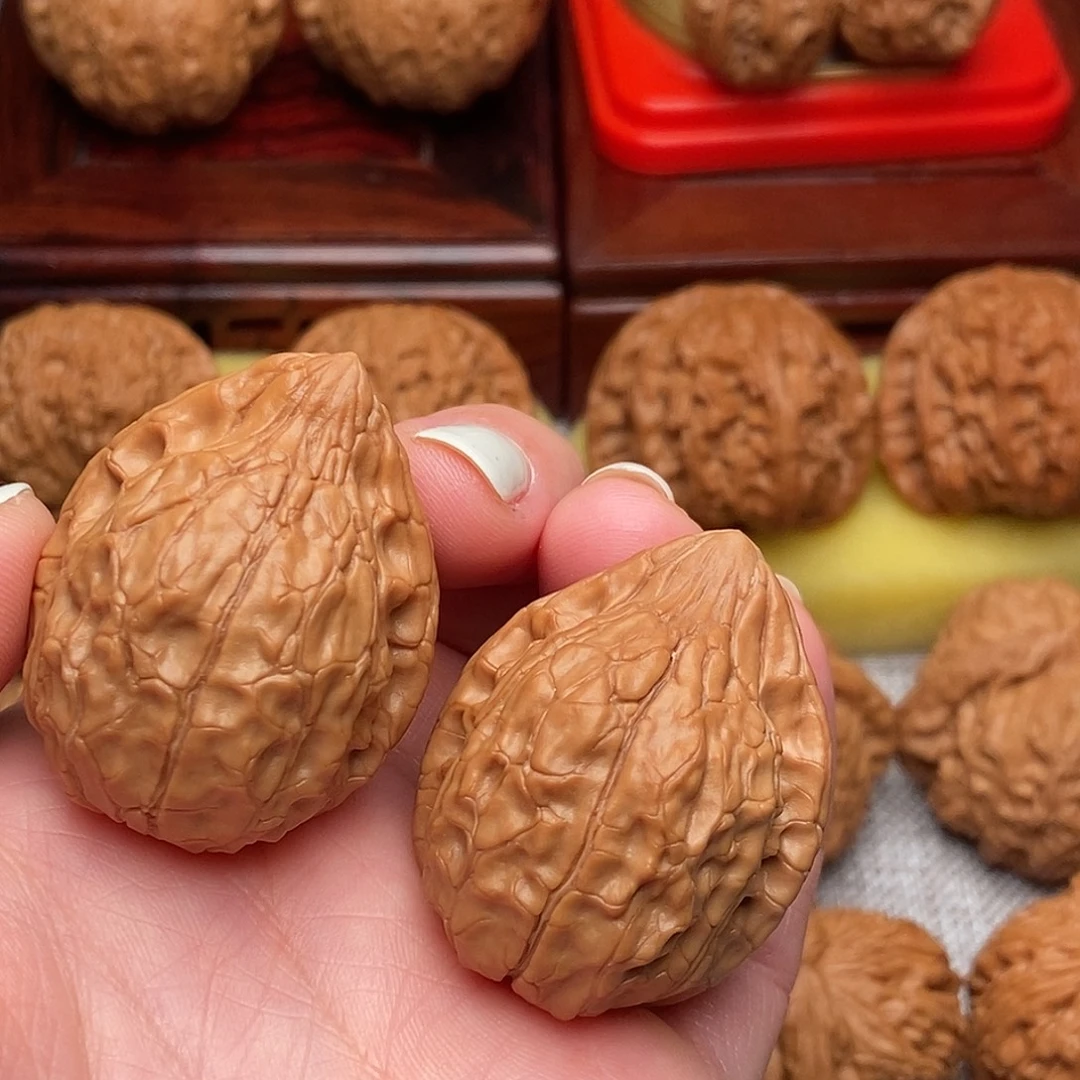 把件文玩核桃龟甲纹33全品