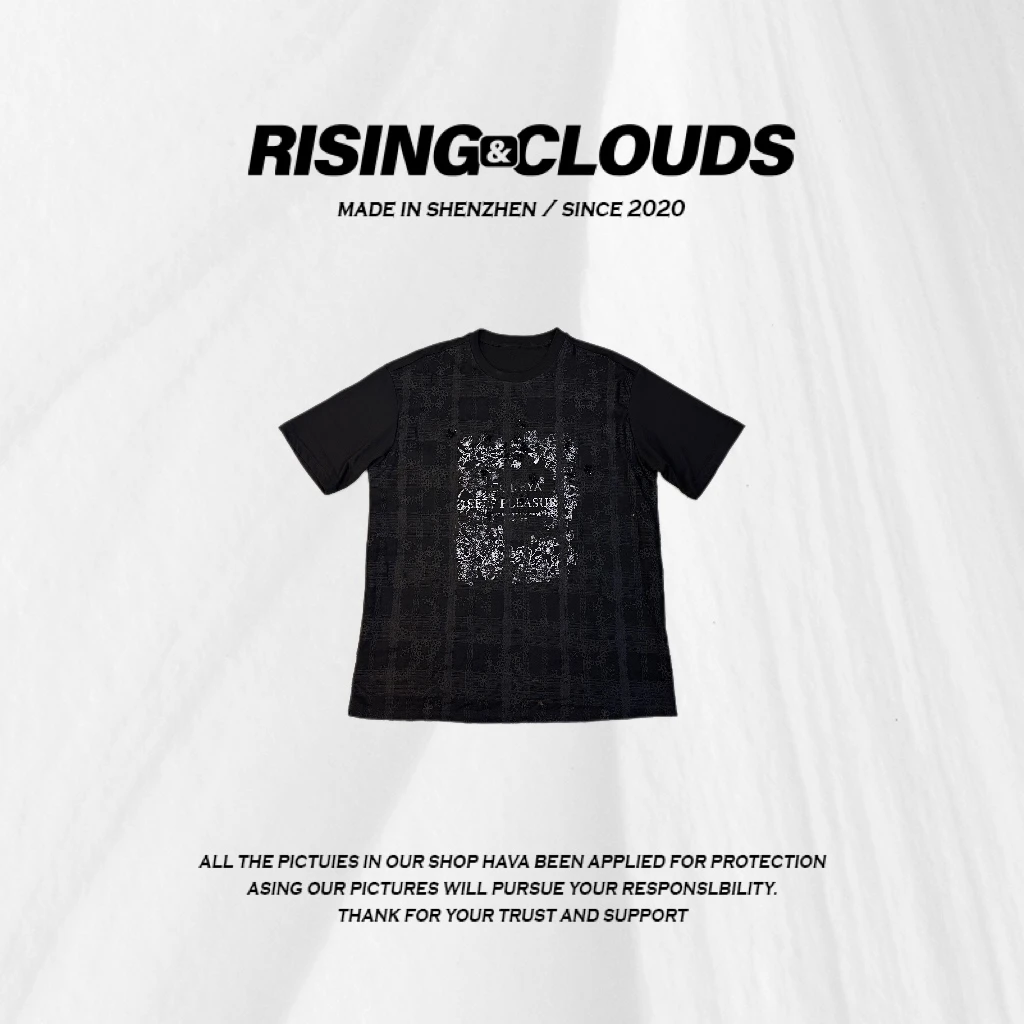 RISING&CLOUDS现【小云姐】2025百搭显瘦时尚短袖T恤020259