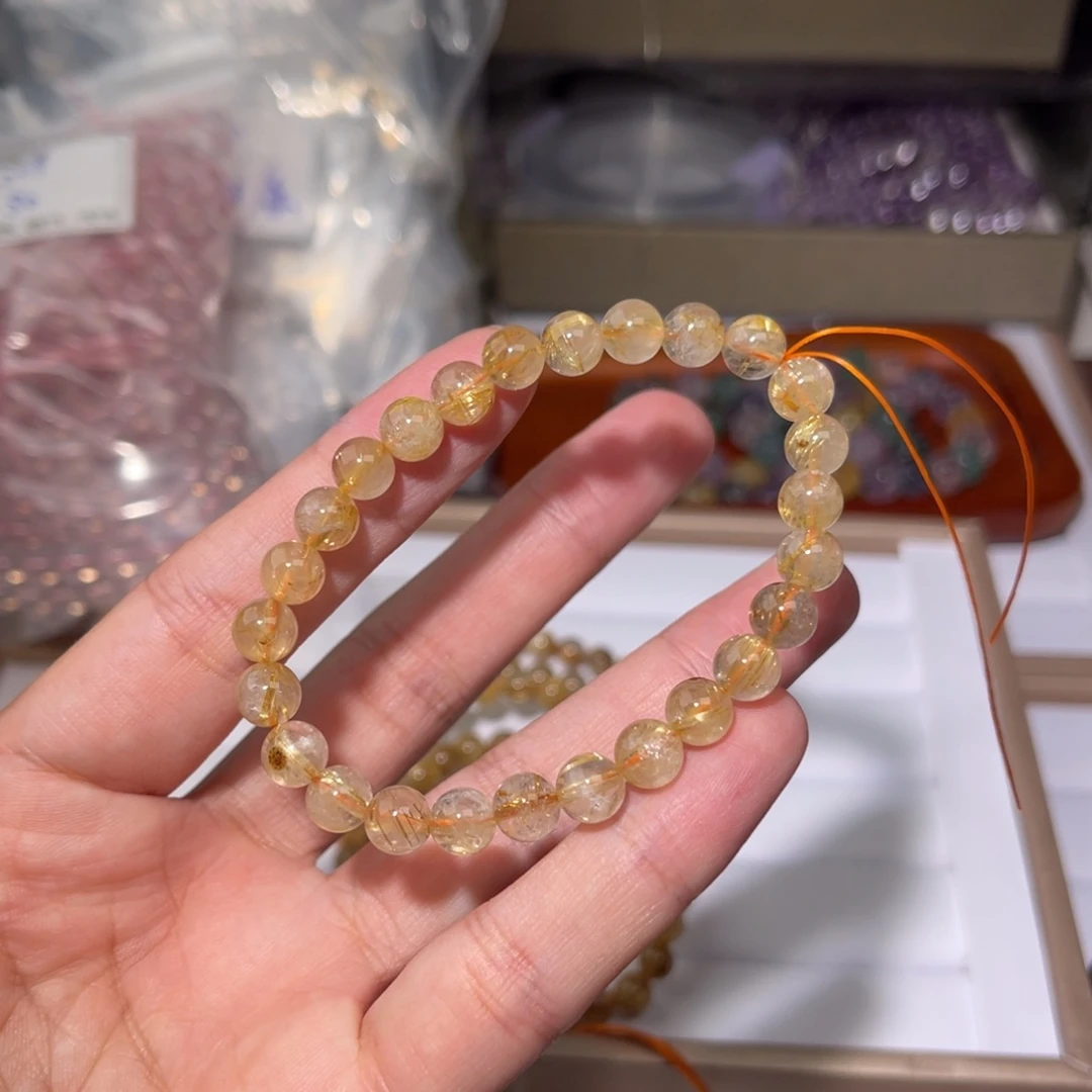 水晶手链未镶嵌金发010
