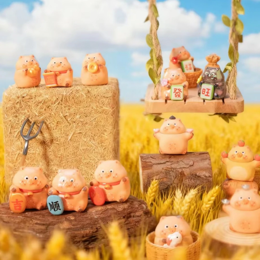 【逸黑拆盒】阿玛莉莉丝&九花肉好运百分百系列盲袋可爱萌粒摆件