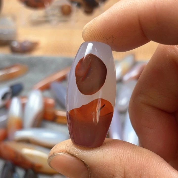 玛瑙/玉髓吊坠(不含链)未镶嵌