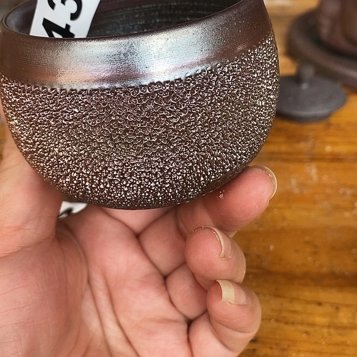 紫砂茶杯沉*柴烧纯手工437