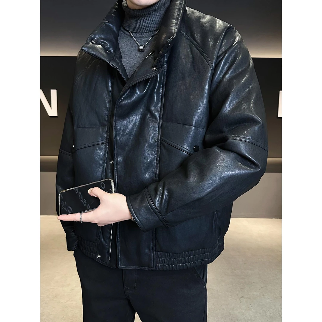 秋冬季新款羽绒服男款爆款2025新款正品男士百搭流行保暖立领男装