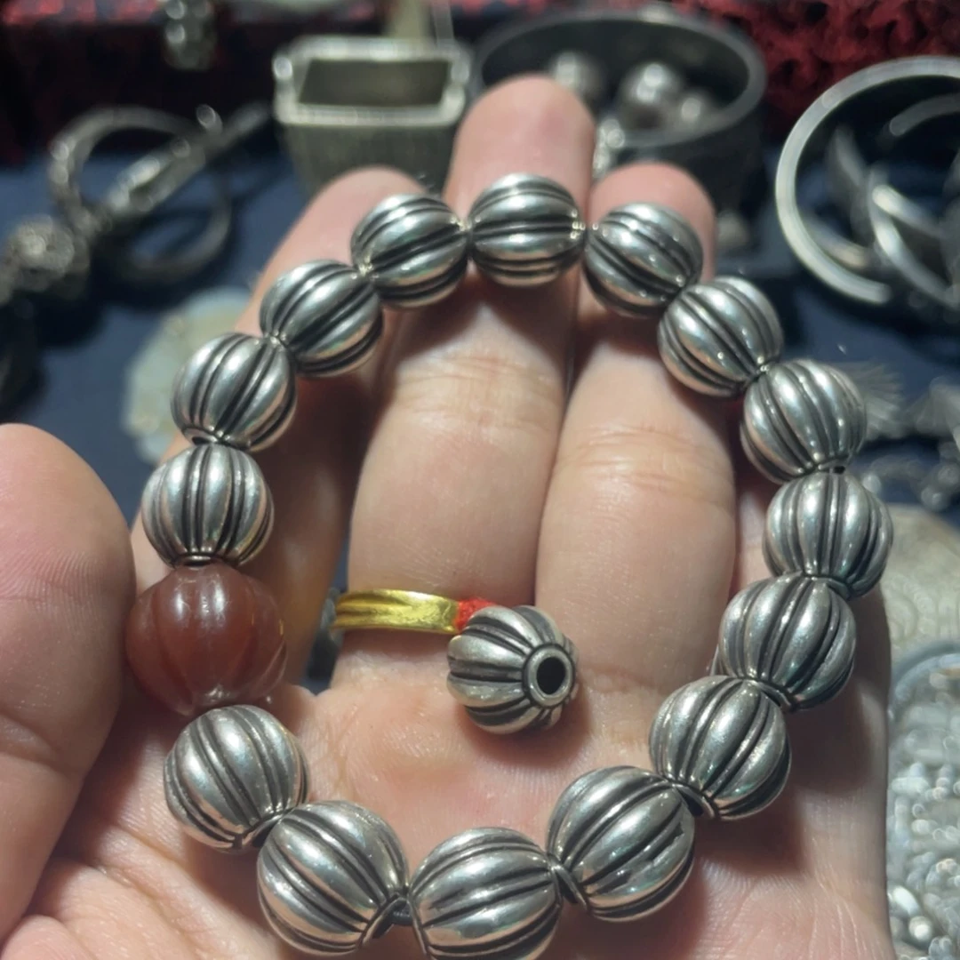 吊坠925银无遗****光珠子