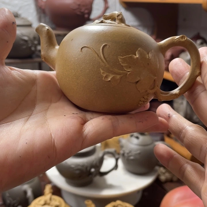 茶壶紫砂中****）封釉小葡萄