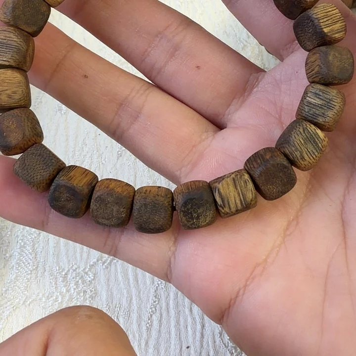 手串沉香方形珠单圈