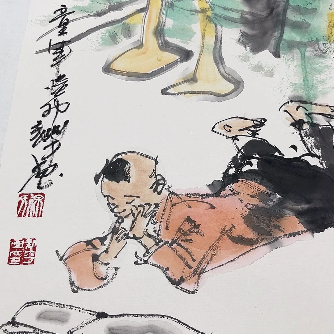 茶***9绘画韩江书画 徐老师
