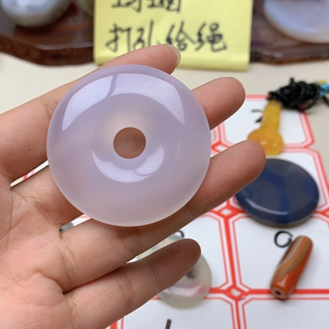 【闪购商品】玛瑙/玉髓珠宝半成品合金彼**开
