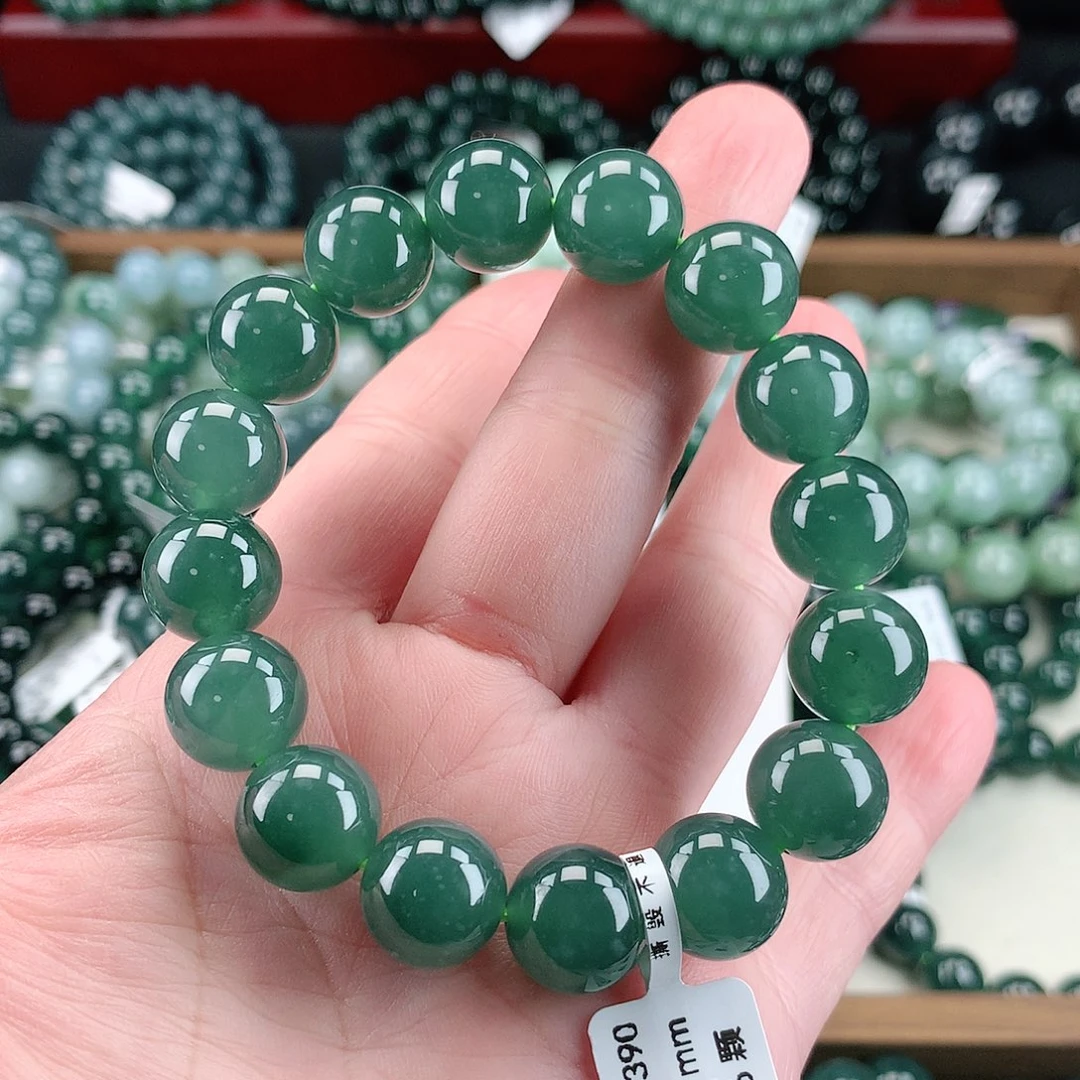 翡翠未镶嵌毛衣链