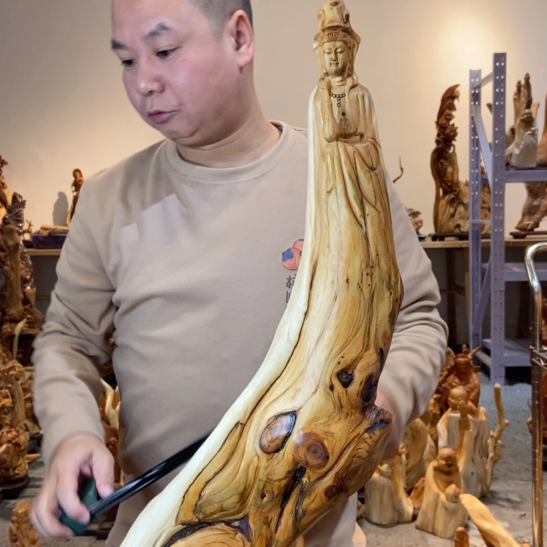 柏木（崖柏）太行崖柏根雕摆件