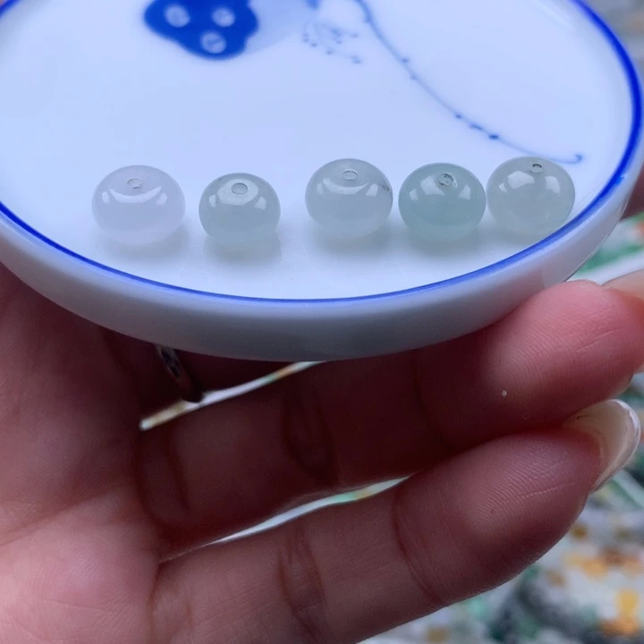 翡翠散珠大鼓珠一手