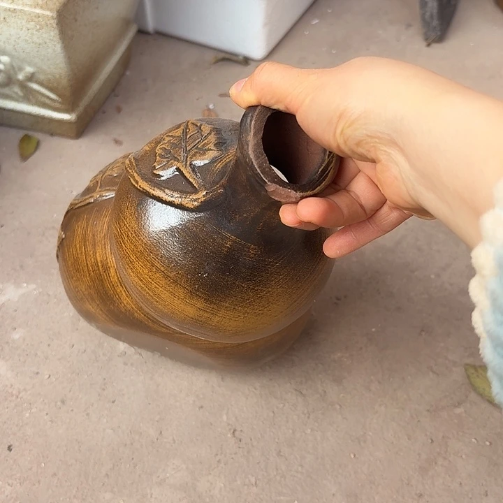 粗陶口径17/32/14进水口1.6厘米瑕疵