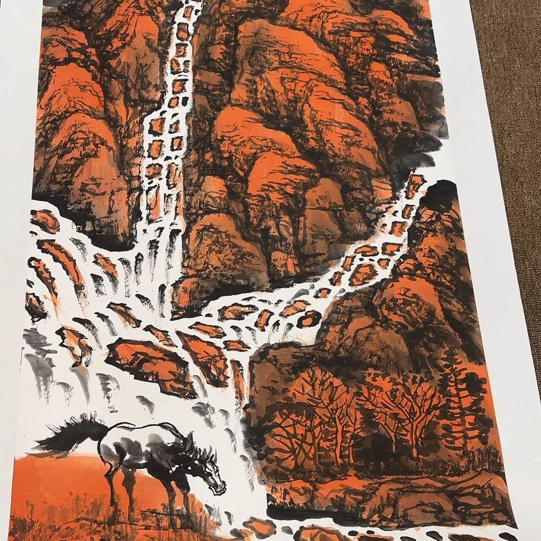 国画可口可乐的联系是我买到