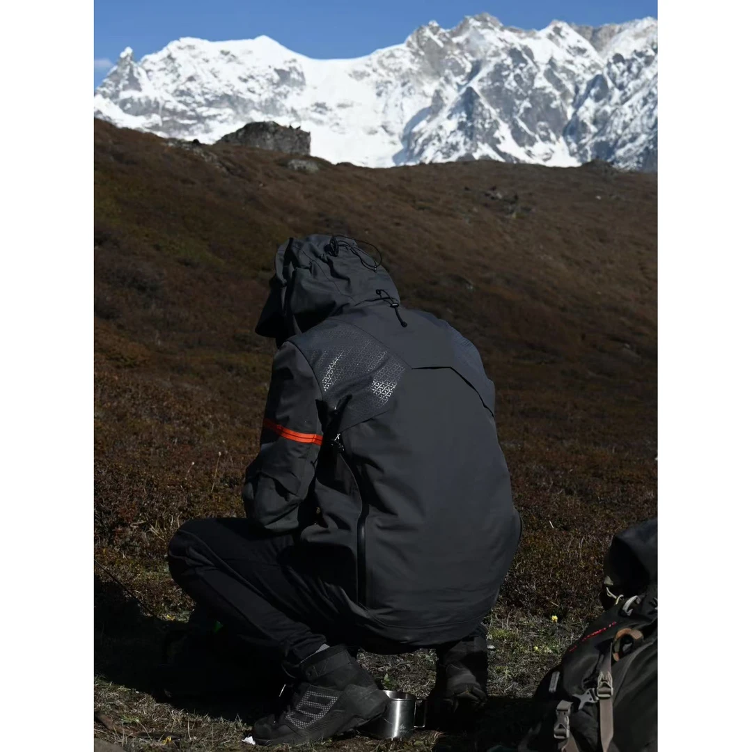 【mmx】 男/-女士防风防泼水连帽软壳外套0000