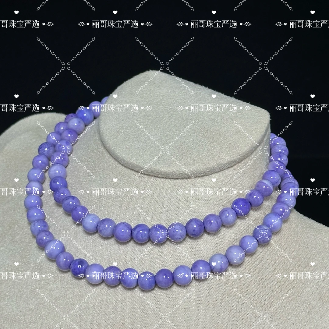 收藏品贝母 天然货头贵妃雪山贝三圈DIY串珠 LG1891