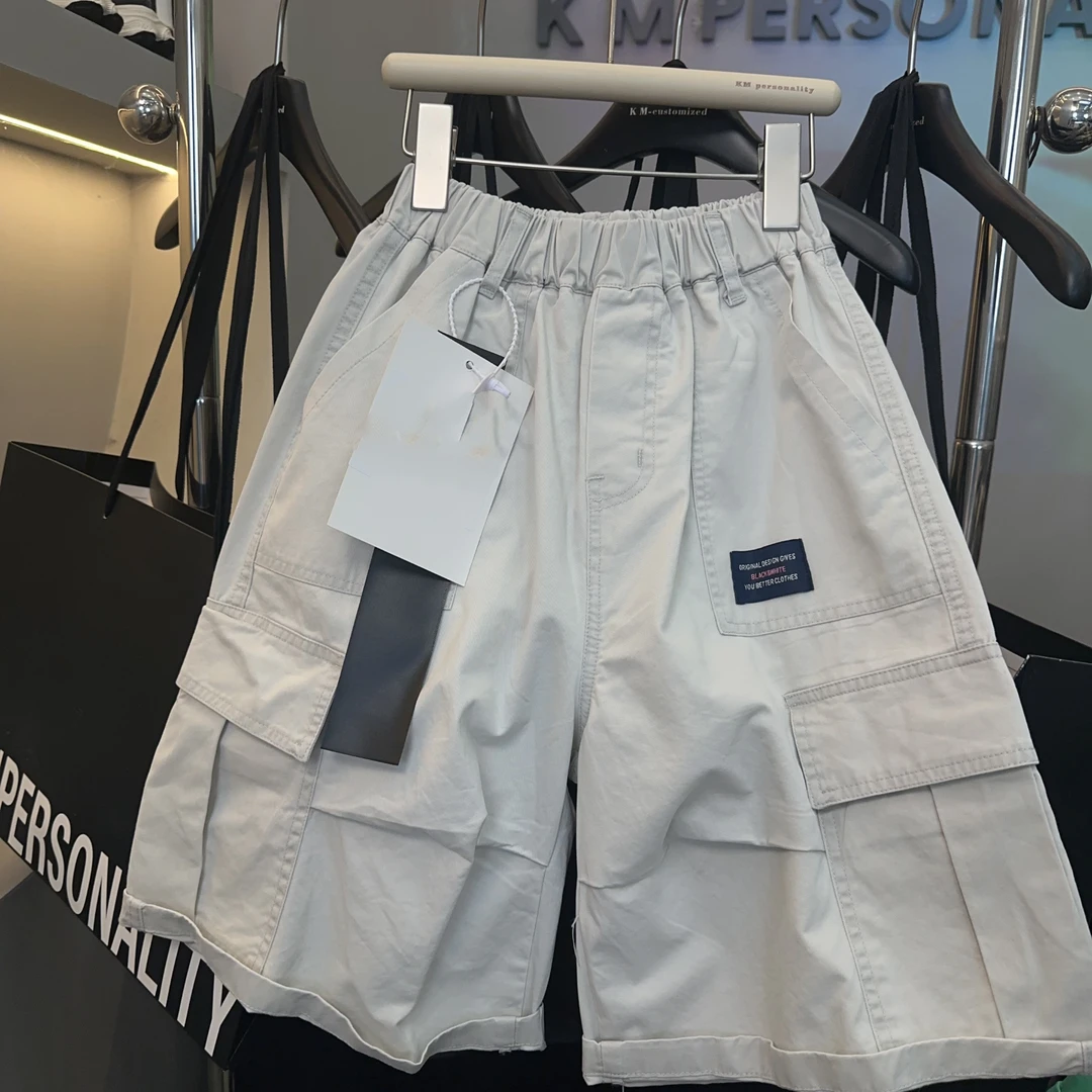 KM PERSONALITY 2025 新款 夏季儿童工装短裤 841