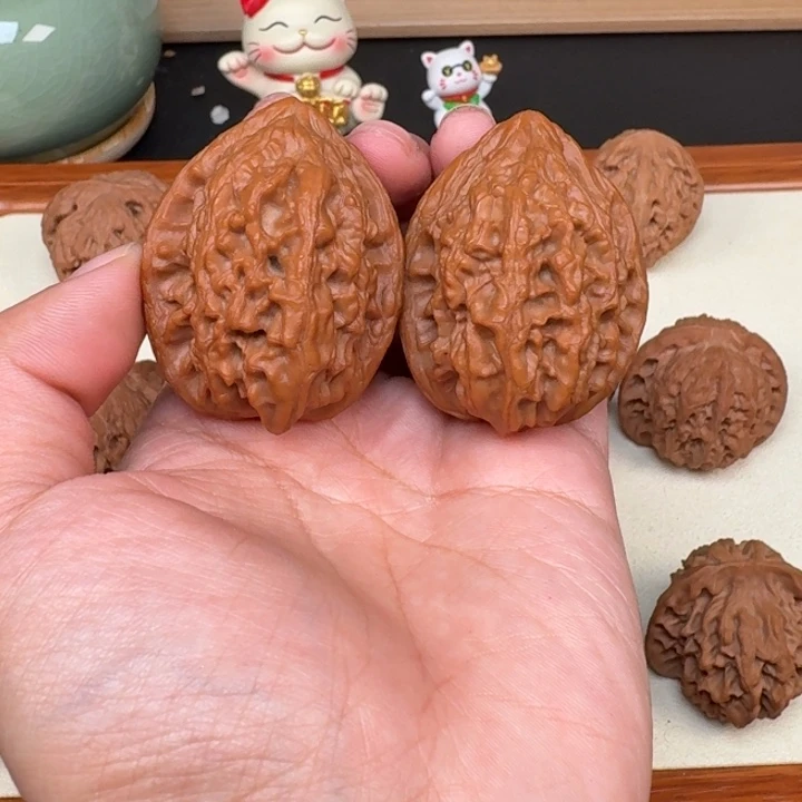 文玩核桃把件全品大古石38