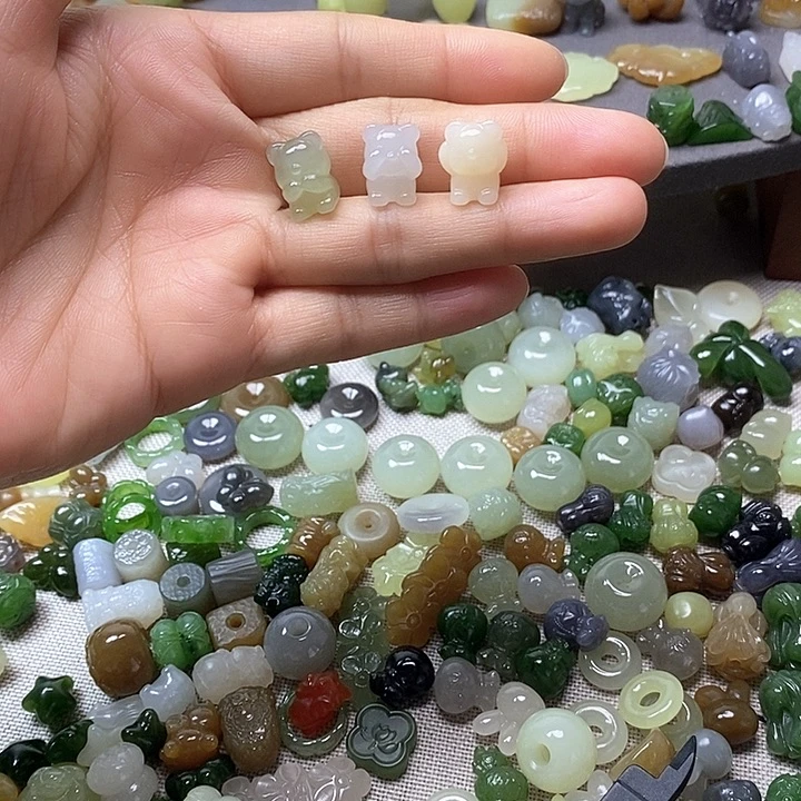 未镶嵌和田玉挂件三不熊98一个多样性发其一