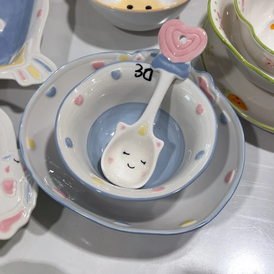摆件高温陶瓷釉下彩正品！