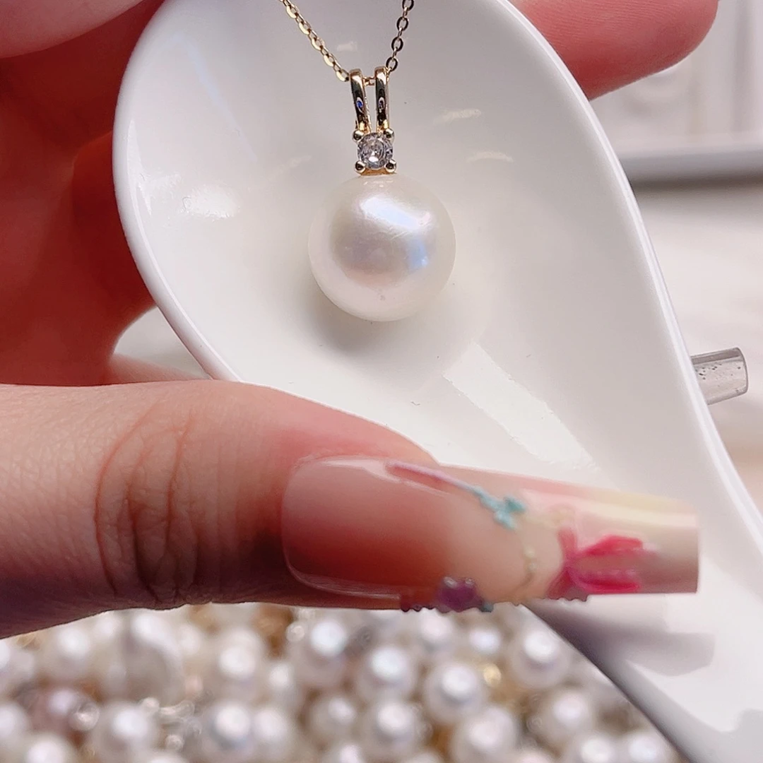 未镶嵌淡水珍珠吊坠(赠链)