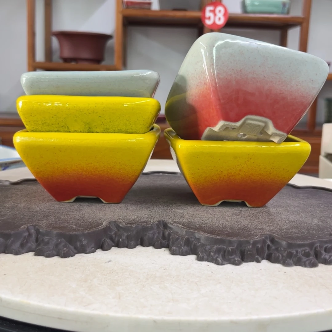 紫砂花盆瑕疵5-11-5。。。