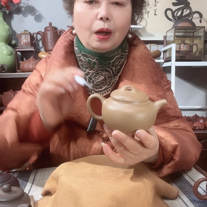 段泥茶壶原矿紫砂壶
