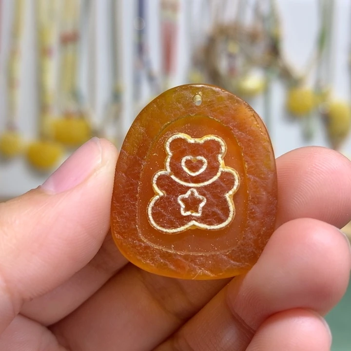 蜜蜡未镶嵌颈饰配饰