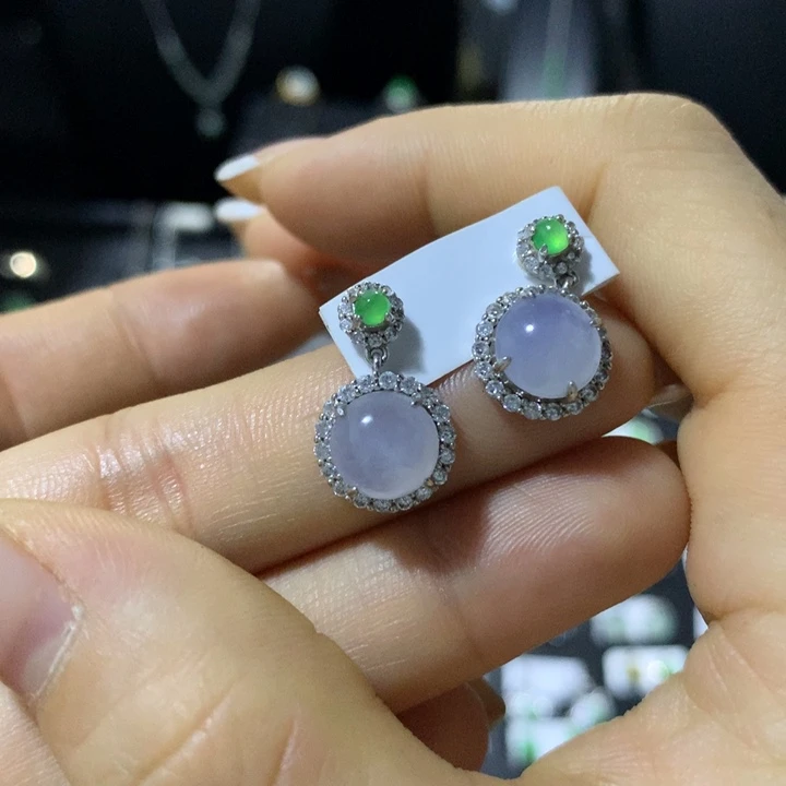 翡翠银S925镶嵌戒指