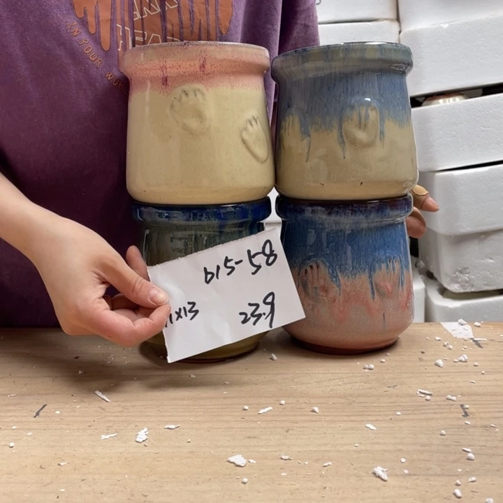 紫砂花盆多肉花盆微瑕58