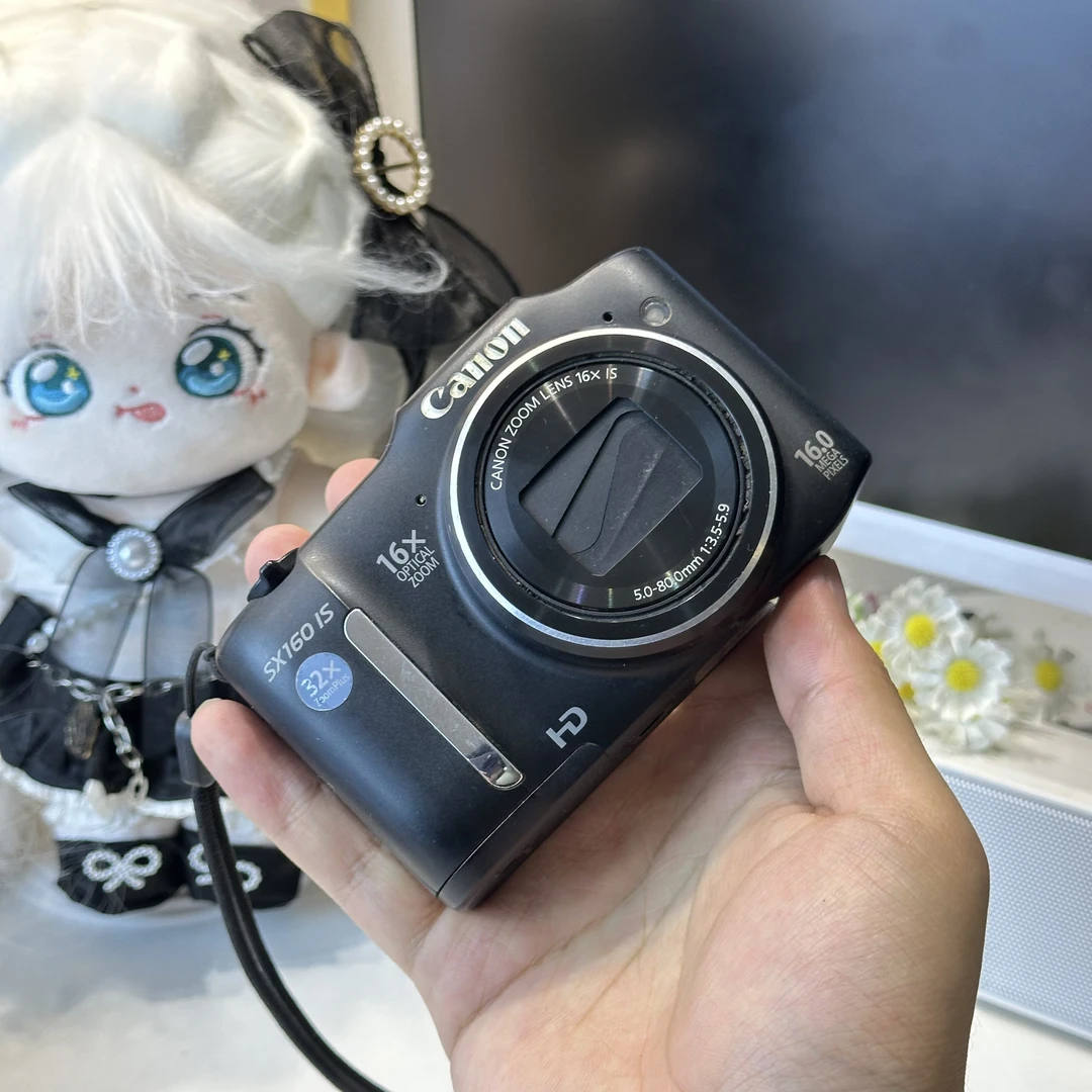 9新 Canon/佳能 佳能sx160小长焦人像好看16倍变焦五号电池供电