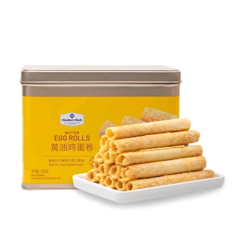 「Members Mark/山姆」黄油鸡蛋卷608g精选新西兰进口黄油  【顺丰】